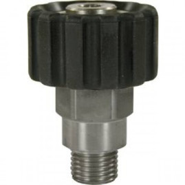 Переходник М22х1.5г-3/8"ш (нерж, 500бар) R+M