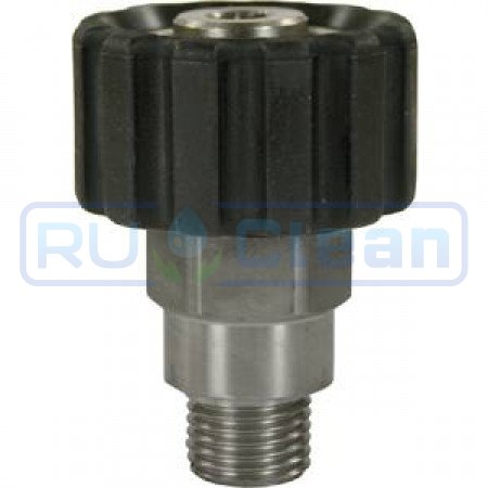 Переходник М22х1.5г-1/4"ш (нерж, 500бар) R+M
