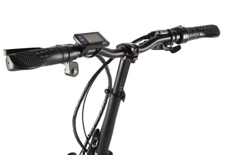 Электровелосипед VOLTECO FLEX UP! (черно-зеленый)