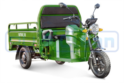 Трицикл электрический Rutrike Мастер 1500 60V1000W (темно-зеленый)