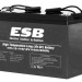 Тяговый аккумулятор ESB HTL12-110 (110Ач, 12В, Gel)