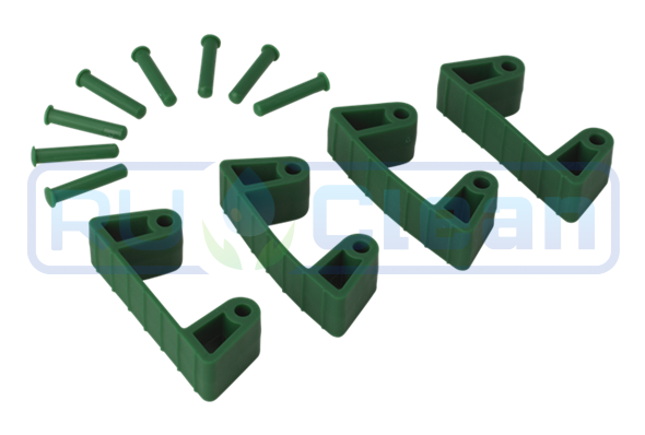 Зажим Vikan (зеленый, 4шт)