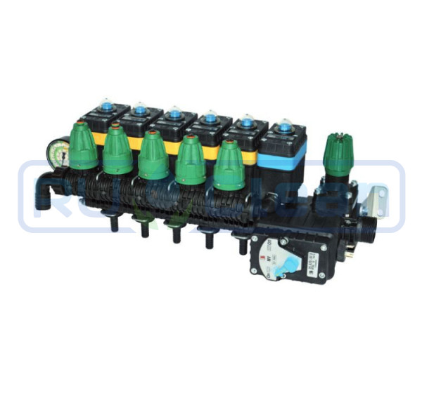 Узел управления Bertolini Multicontrol PRO VGE+VPBPE+5RDE (20бар, 200л/мин, с фильтром)