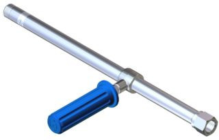 Копье (40см, 1/2"ш-1/2"г, 24бар, нерж, прямое, с ручкой) PA