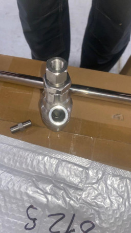 Пескоструйная насадка промышленная (500бар, 045, 1/4г, 0град, нерж) TOR