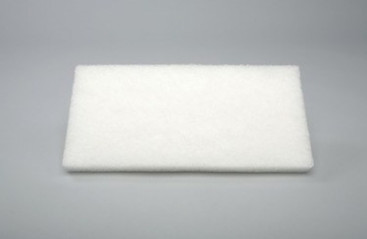 Пад абразивный FBK (250х120мм, мягкий, белый)