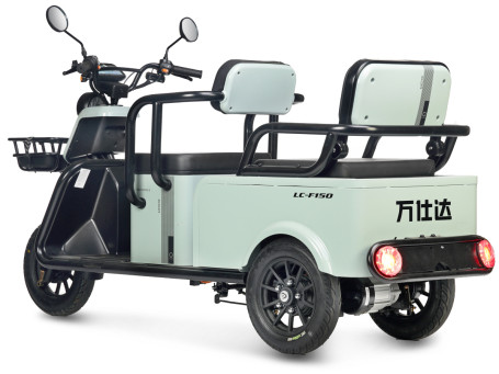 Трицикл электрический Wanshida LC-F150 60V 1000Вт (красный)