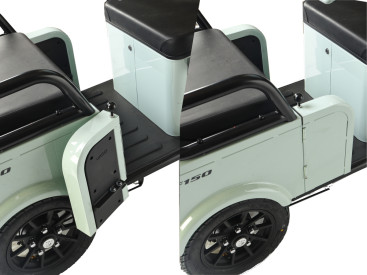 Трицикл электрический Wanshida LC-F150 60V 1000Вт (красный)