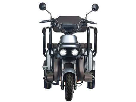 Трицикл электрический Wanshida U1-X 60V 800Вт (серый)