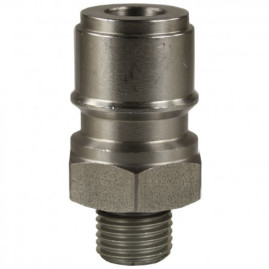 Ниппель ST45 (1/4"ш, 250бар, нерж, DN10) R+M