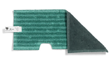 Моп двусторонний TTS Tri Safe-Strip (46х19.5см, полиэстер, зеленый/т.зеленый)