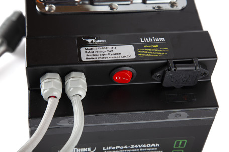 Тяговый аккумулятор RuTrike LiFePO4 (24В, 40Ач, ток 60А)