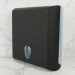 Диспенсер для бумажных полотенец Nofer BLACK (черный, пластик)