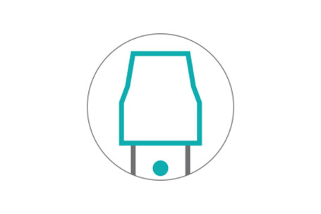 Сгон TTS для пола (55см, синий)