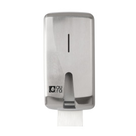 Диспенсер TTS (для 2 рулонов т/бумаги, нерж. сталь)