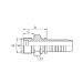 Фитинг высокого давления DKO-S (DN12, М24х1.5ш, оцинк) Robin