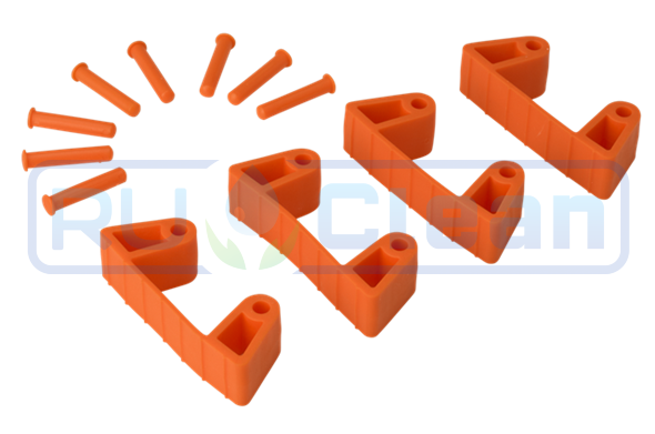 Зажим Vikan (оранжевый, 4шт)