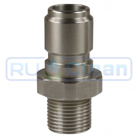 Ниппель ST-3100 (1/2"ш, 250 бар, нерж.закал, DN12) R+M