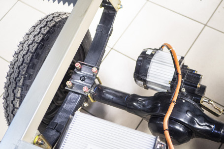 Трицикл электрический Rutrike КАРГО Кабина обогрев 1500 (зеленый)