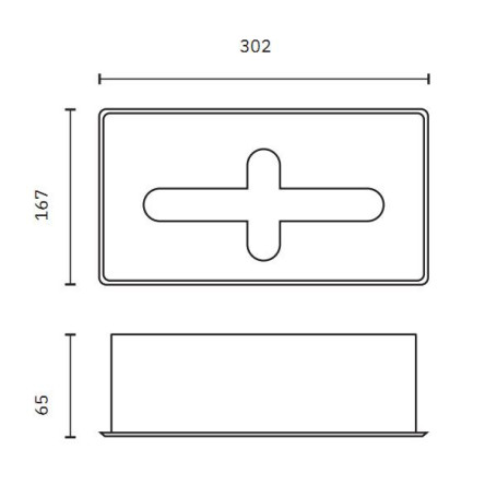Диспенсер для салфеток Nofer (встраиваемый, глянец) (04025.B)