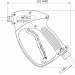 Пистолет с дренажом PA RL37 (3/8"г.вращ-1/4"г, 310бар, дренаж пост.)