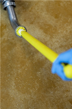 Щетка-ерш для очистки труб Vikan (D63 мм, желтый)