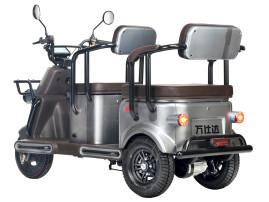 Трицикл электрический Wanshida U1-X 60V 800Вт (молочно-белый)
