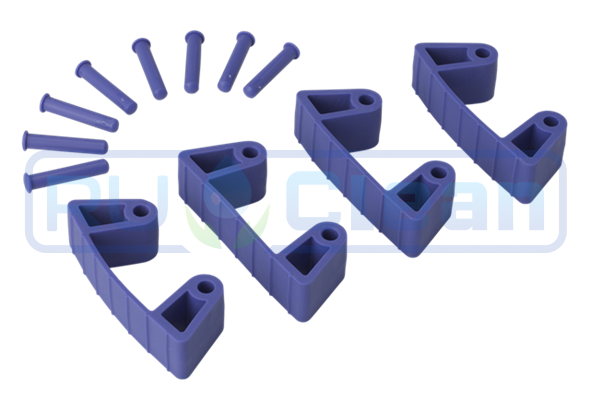 Зажим Vikan (фиолетовый, 4шт)