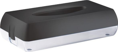 Диспенсер для салфеток Nofer BLACK (пластик, черный) (04027.N)