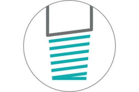 Сгон TTS DIKE для пола (55см, со скребком, синий)