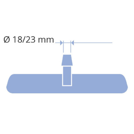 Рамка TTS LAMELLO (80см, с резиновыми лезвиями)