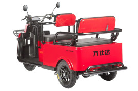 Трицикл электрический Wanshida LC-F200 (60V, 1000W, серый)