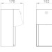 Диспенсер для туалетной бумаги Nofer domestics (2 рулона, сталь)