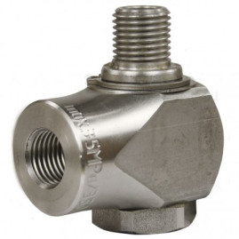 Переходник угловой 1/4ш-г (нерж, вращ, тип ST320) R+M