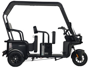 Трицикл электрический Wanshida NIPLA 570 60V 1000Вт (черный)