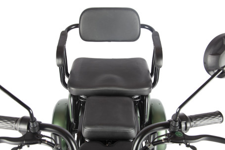 Трицикл электрический Rutrike Бумеранг (зеленый)