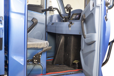 Трицикл электрический Rutrike КАРГО Кабина Универсал 1500 (темно-синий)