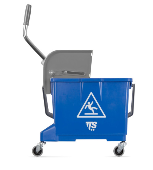 Ведро TTS (17л, колеса, отжим Flat wringer)