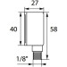 Манометр 16 Bar. 1/8 внеш. R+M 54710