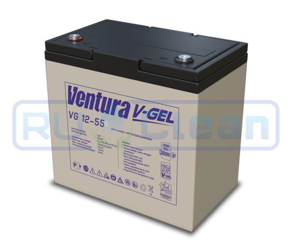 Тяговый аккумулятор Ventura VG 12-55 (12В, 55Ач, GEL)