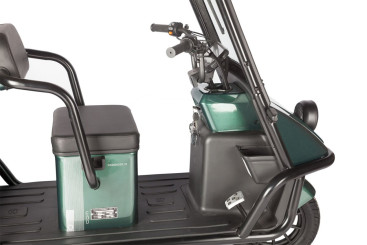 Трицикл электрический Wanshida NIPLA 500 (60V, 1000W, черно-красный)