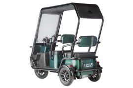 Трицикл электрический Wanshida NIPLA 500 (60V, 1000W, черно-красный)