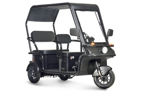 Трицикл электрический Wanshida NIPLA 570 60V 1000Вт (белый)