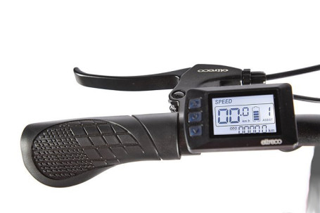 Электровелосипед VOLTECO CYBER (черно-оранжевый)