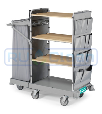 Тележка TTS GREEN HOTEL 904 (4 полки, колеса d125мм)