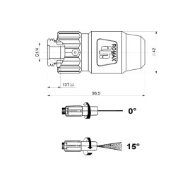 Турбофреза Interpump ZROMAX250 (050, 275бар, вход 1/4г)