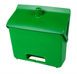 Совок FBK (с крышкой, без ручки, зеленый)