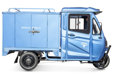 Трицикл электрический Rutrike КАРГО Кабина Дуал обогрев 1500 (темно-синий)