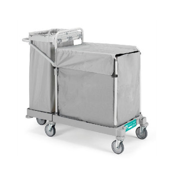 Тележка для горничной TTS Green Hotel 917 (200 л, серый)