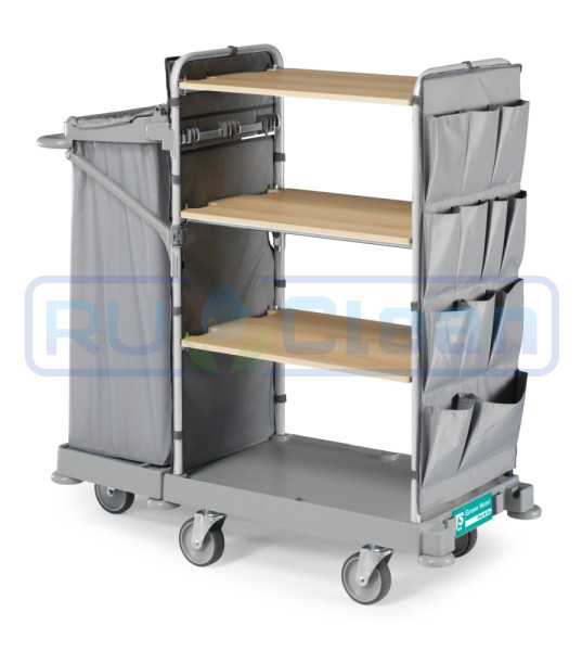 Тележка TTS GREEN HOTEL 904 (4 полки, колеса d150мм)